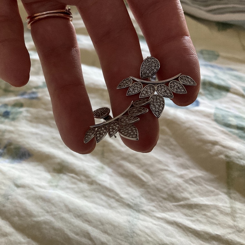 Silver ear jackets